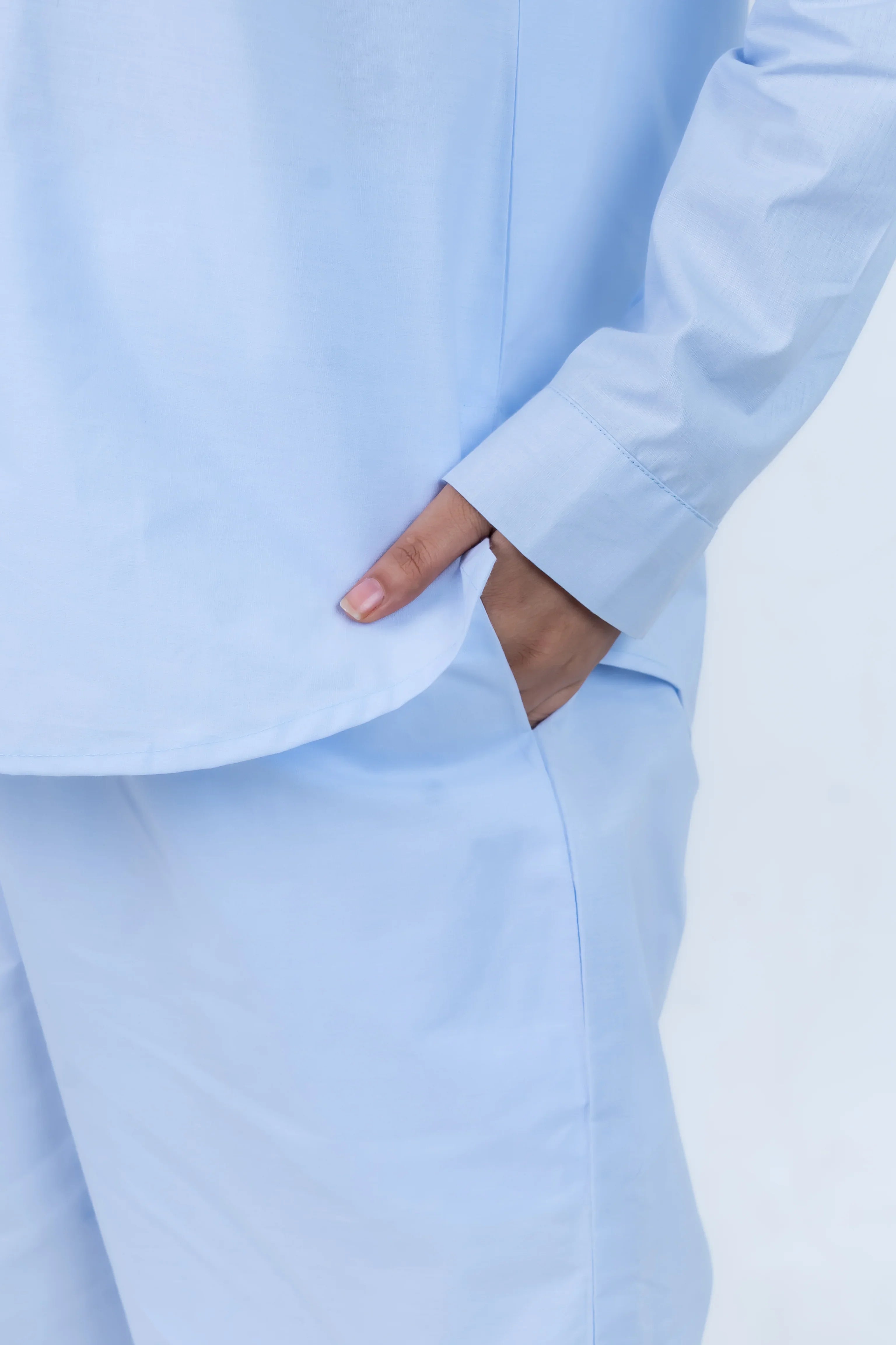 Aura Blue Scallop Co-Ord