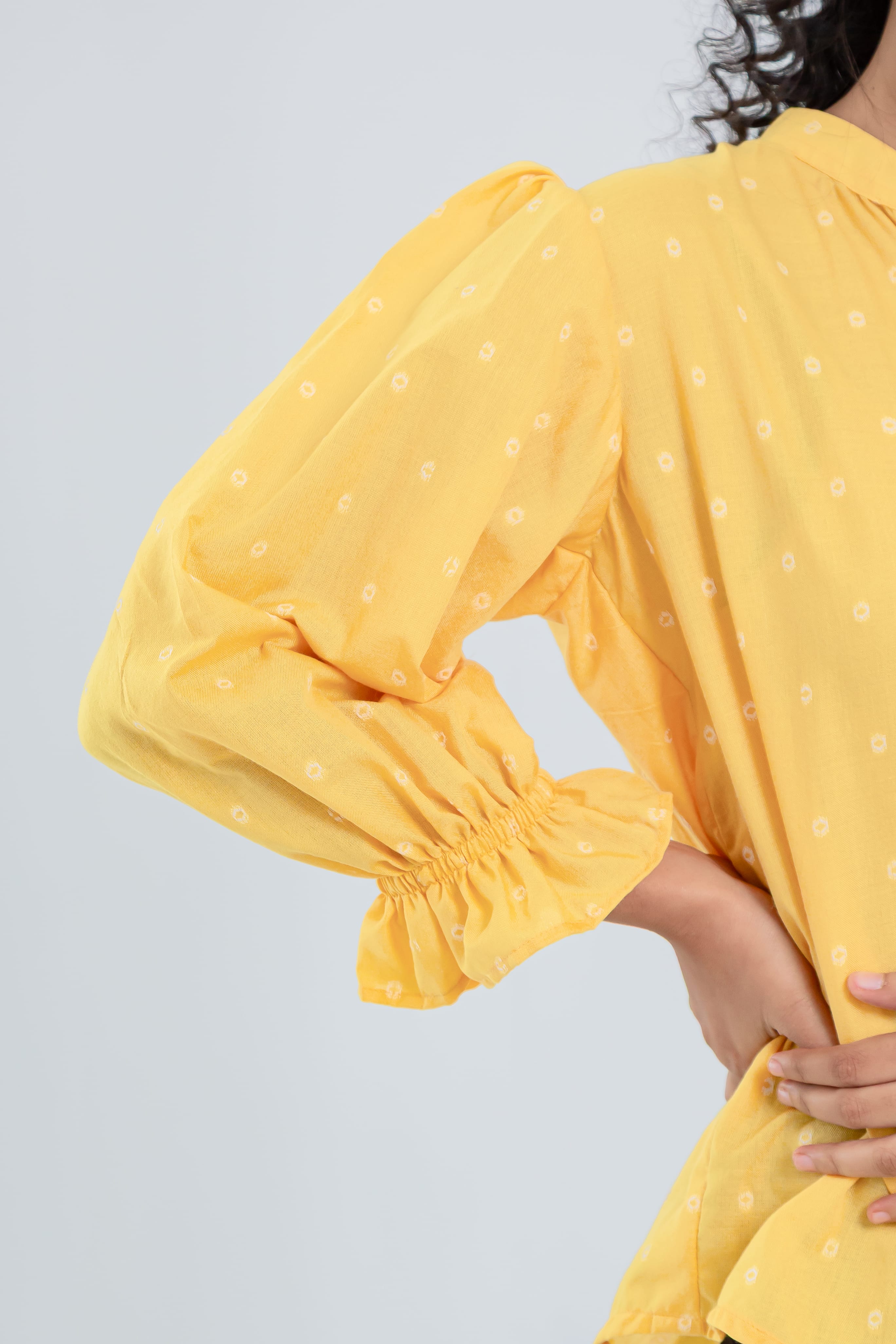 Yellow Soft Tussar Shirt