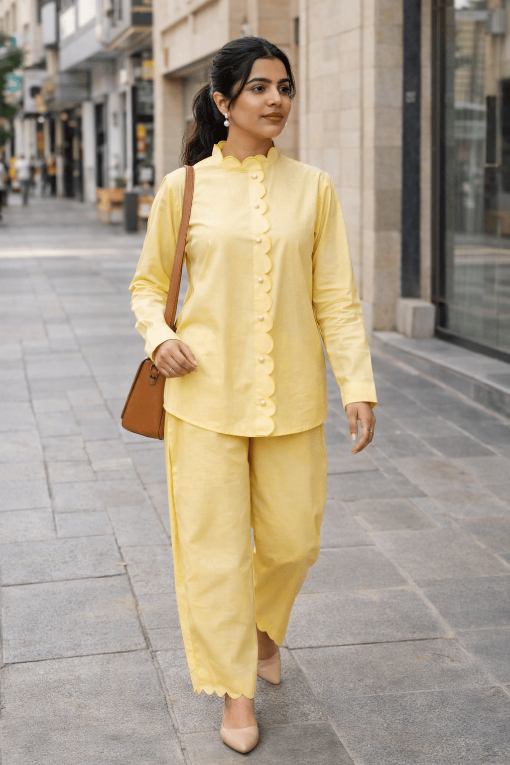 Melted Sunlight Scallop Co-Ord