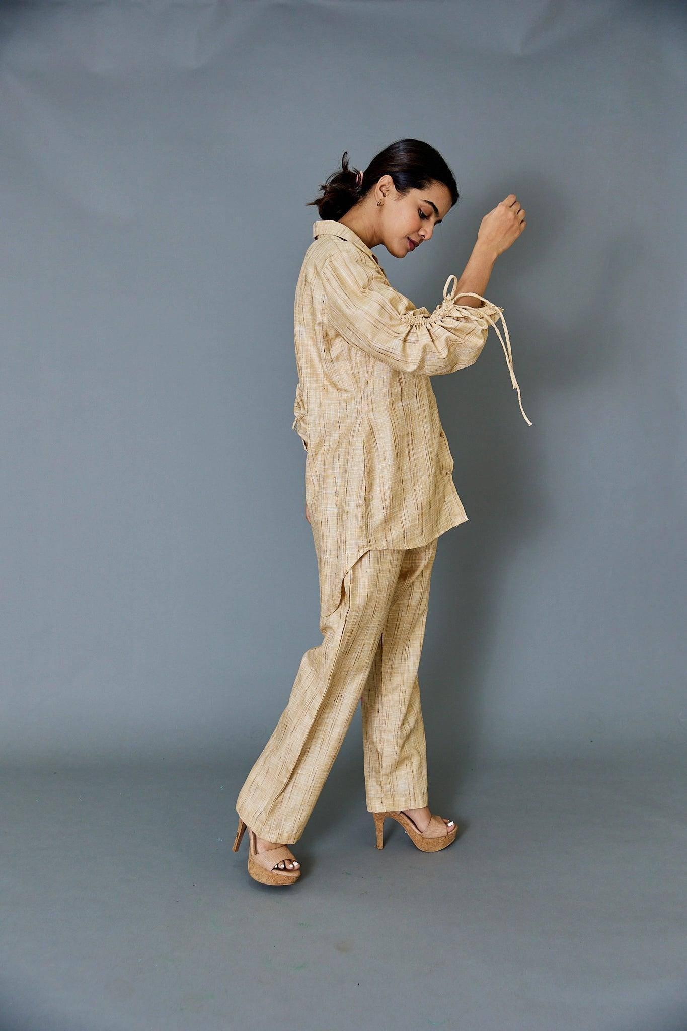 Champagne beige Co-ord - Label Xari