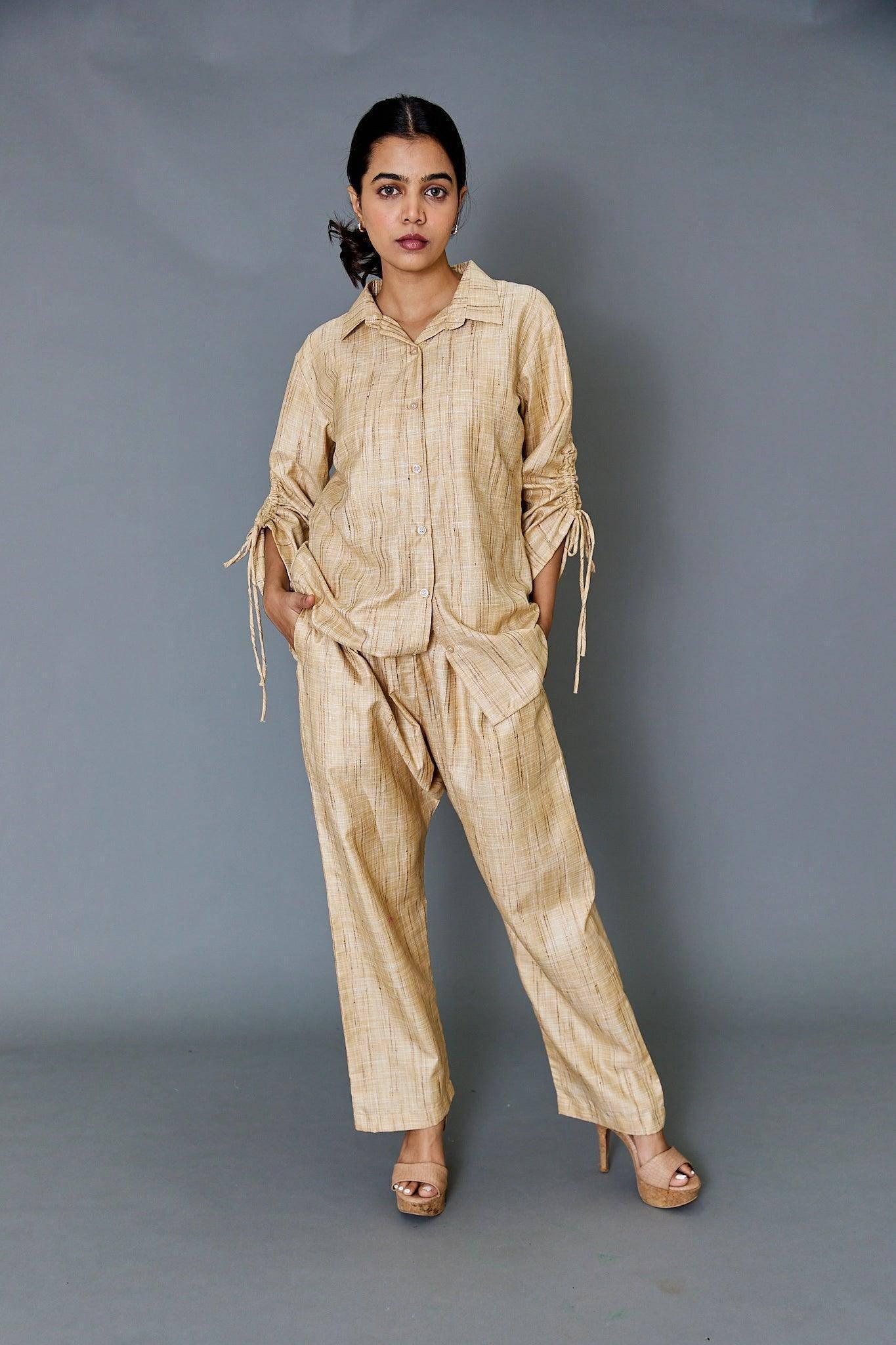 Champagne beige Co-ord - Label Xari