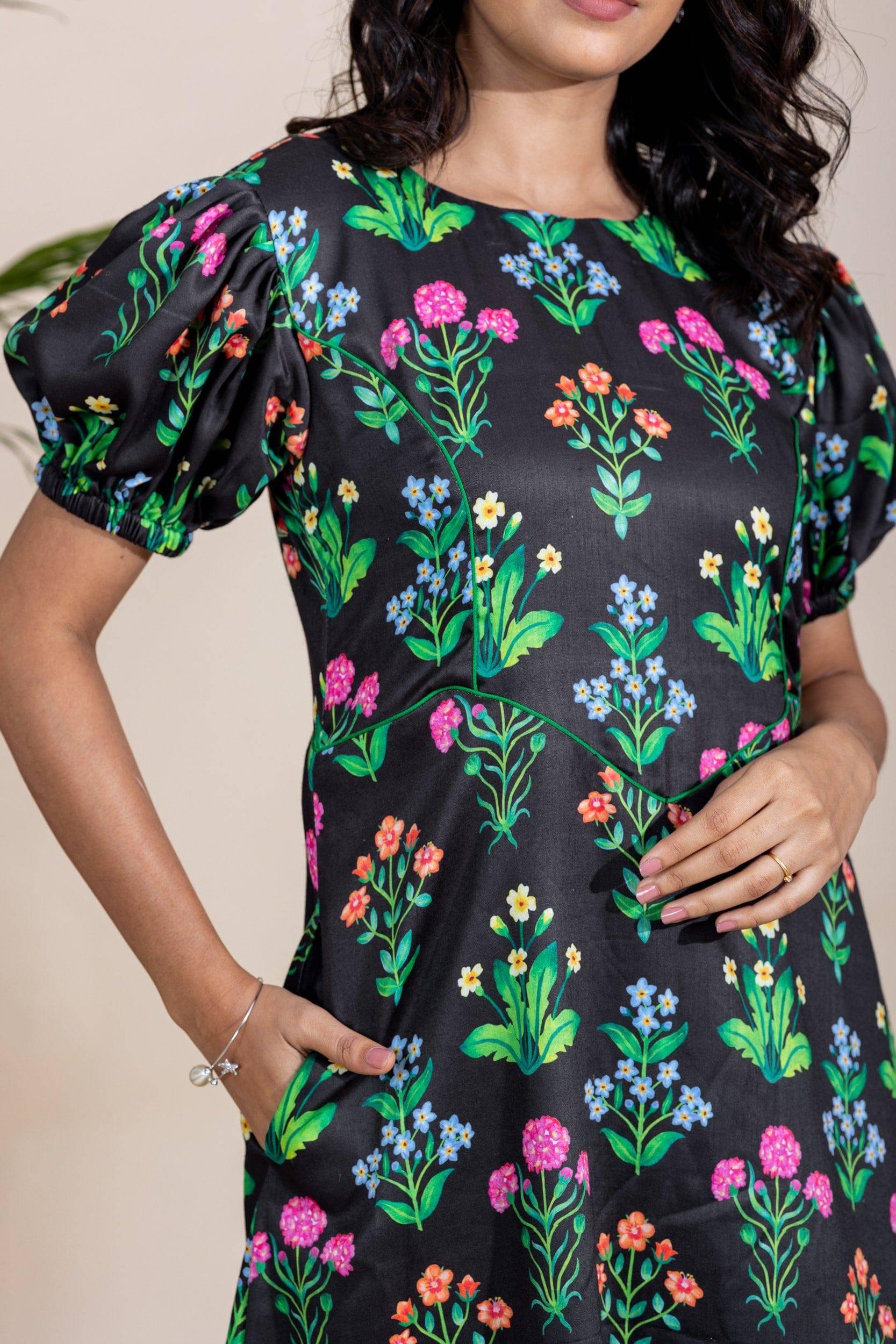 Gardenia Cotton Satin Dress - Label Xari