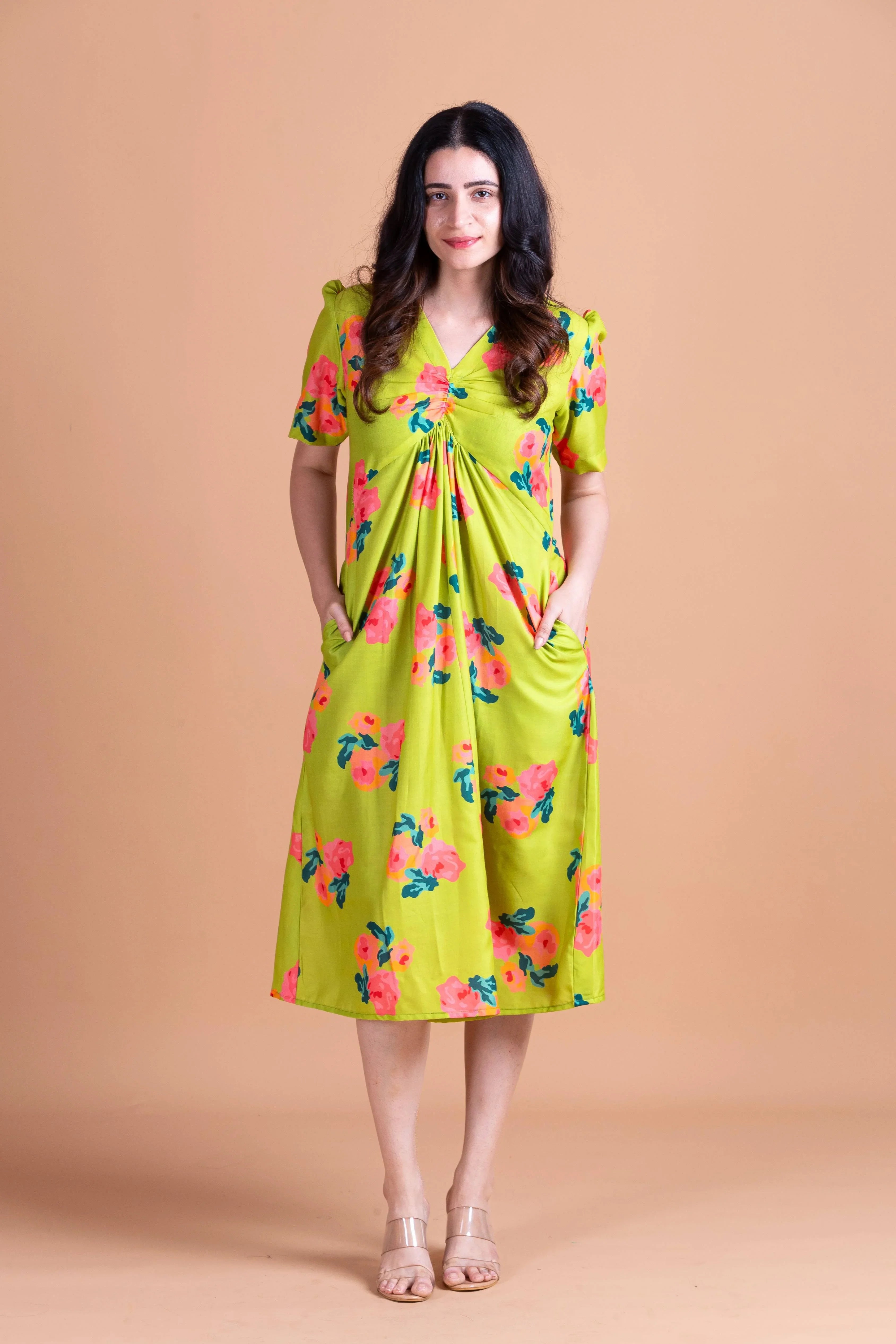 Thea Cotton Linen Dress - Hello June