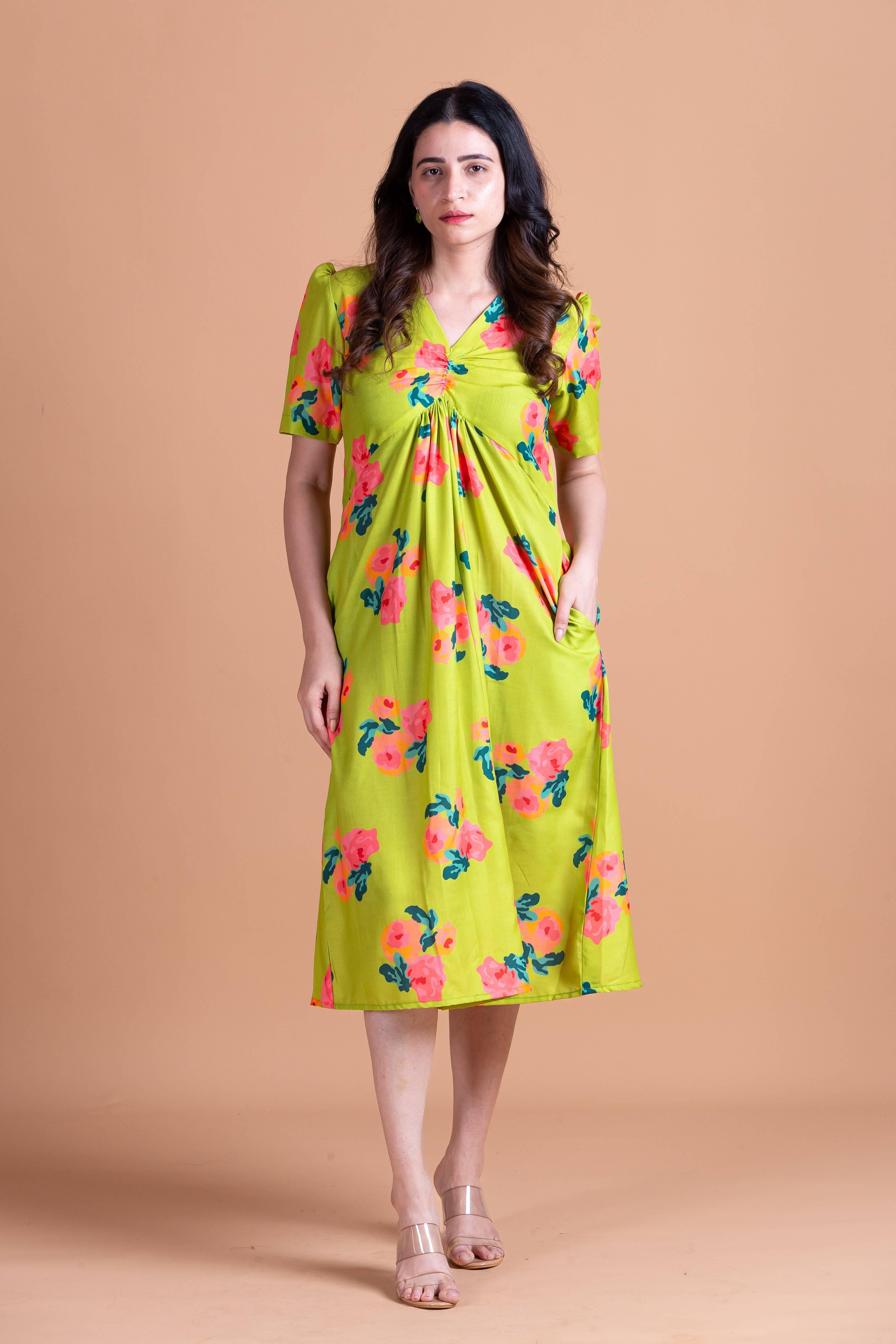 Thea Cotton Linen Dress - Hello June