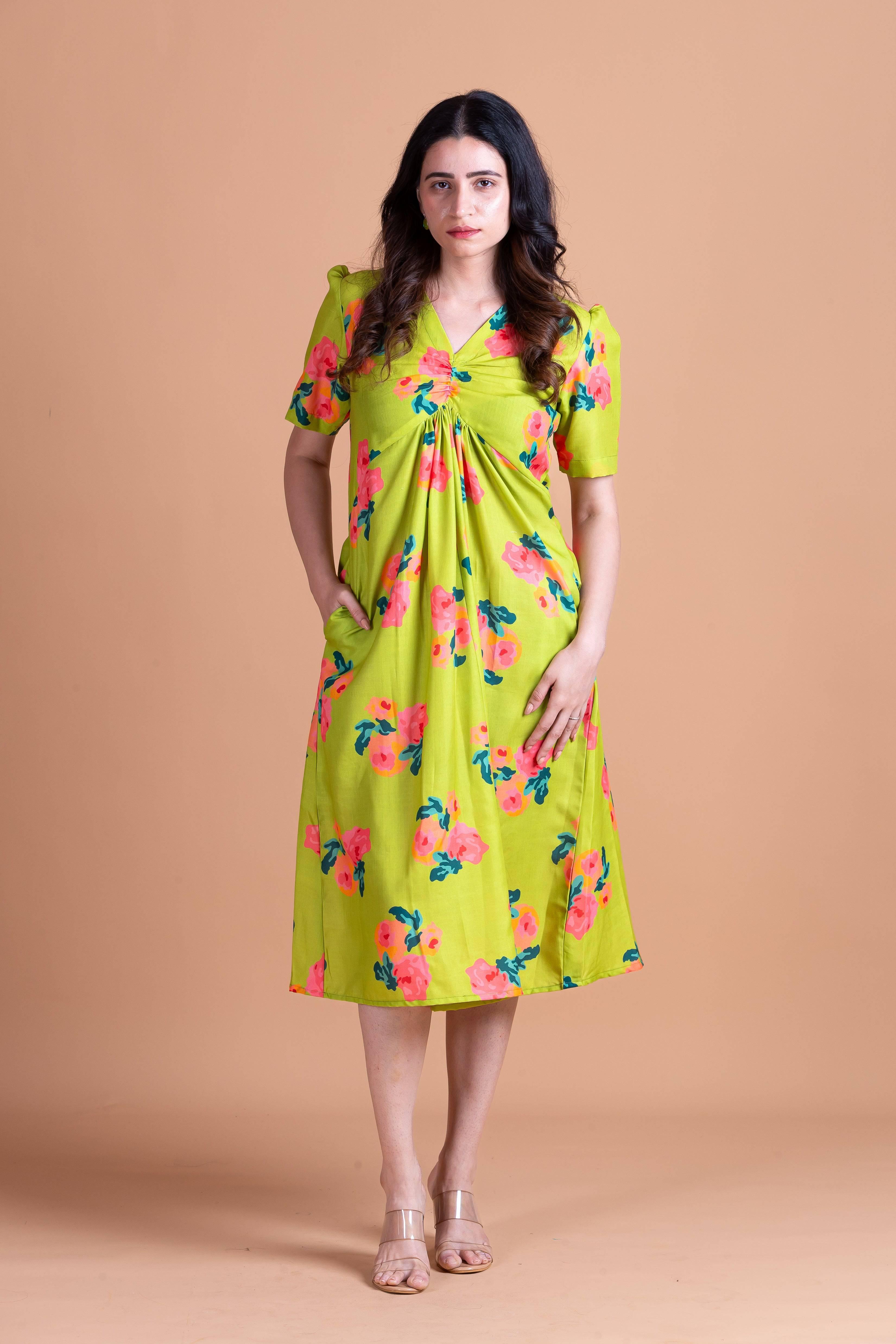 Thea Cotton Linen Dress - Hello June