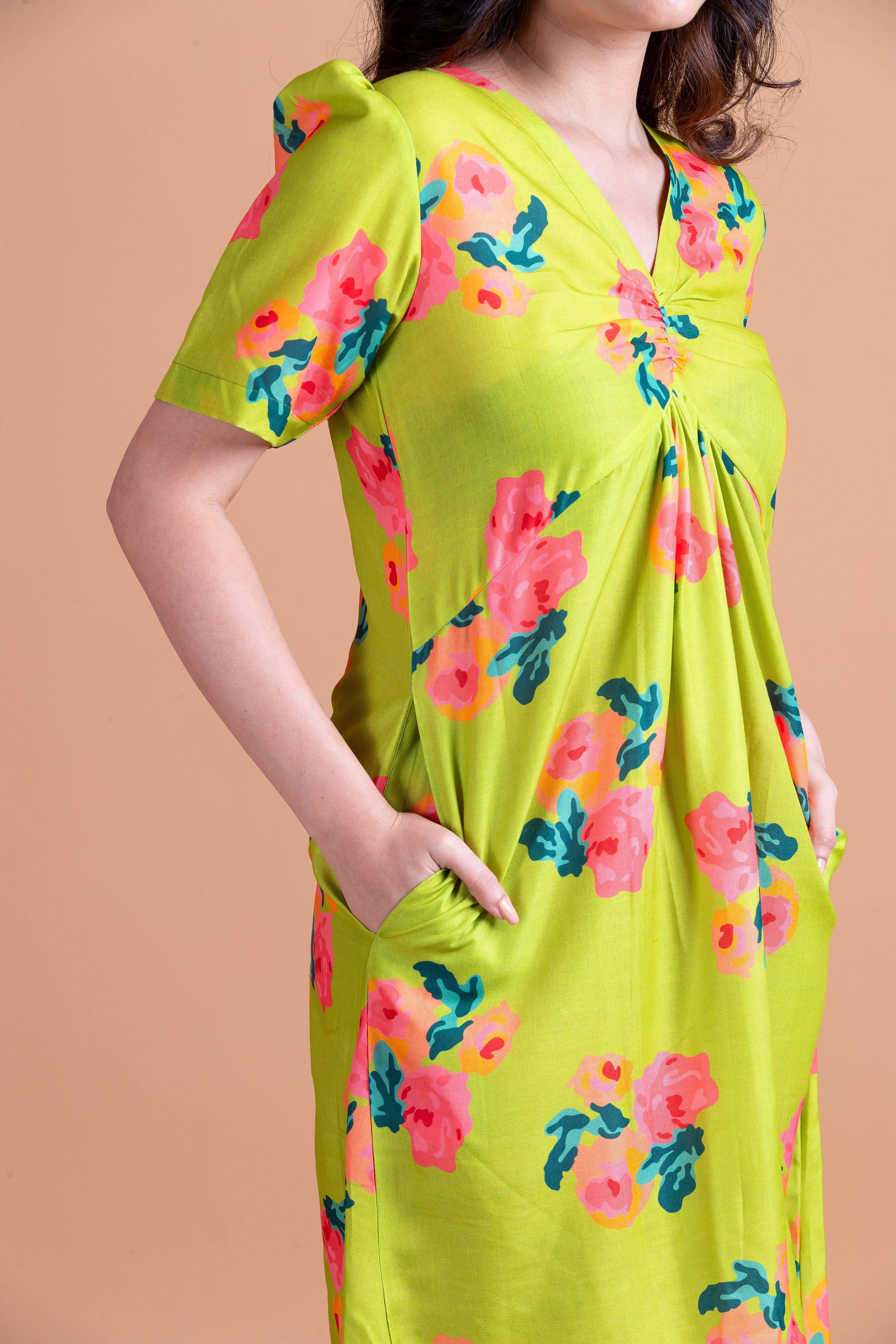 Thea Cotton Linen Dress - Hello June