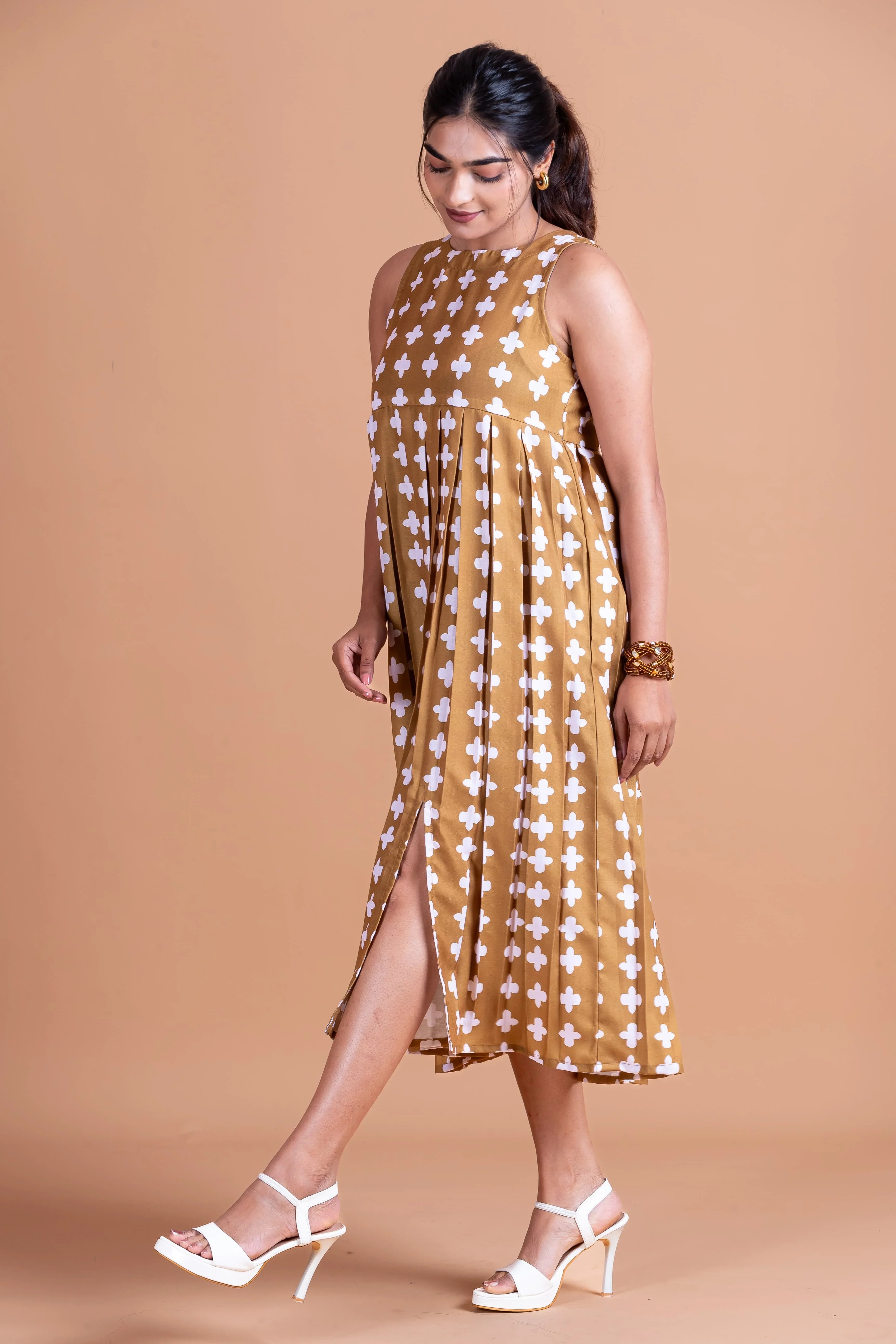 Zia Cotton Linen Dress - Hello June