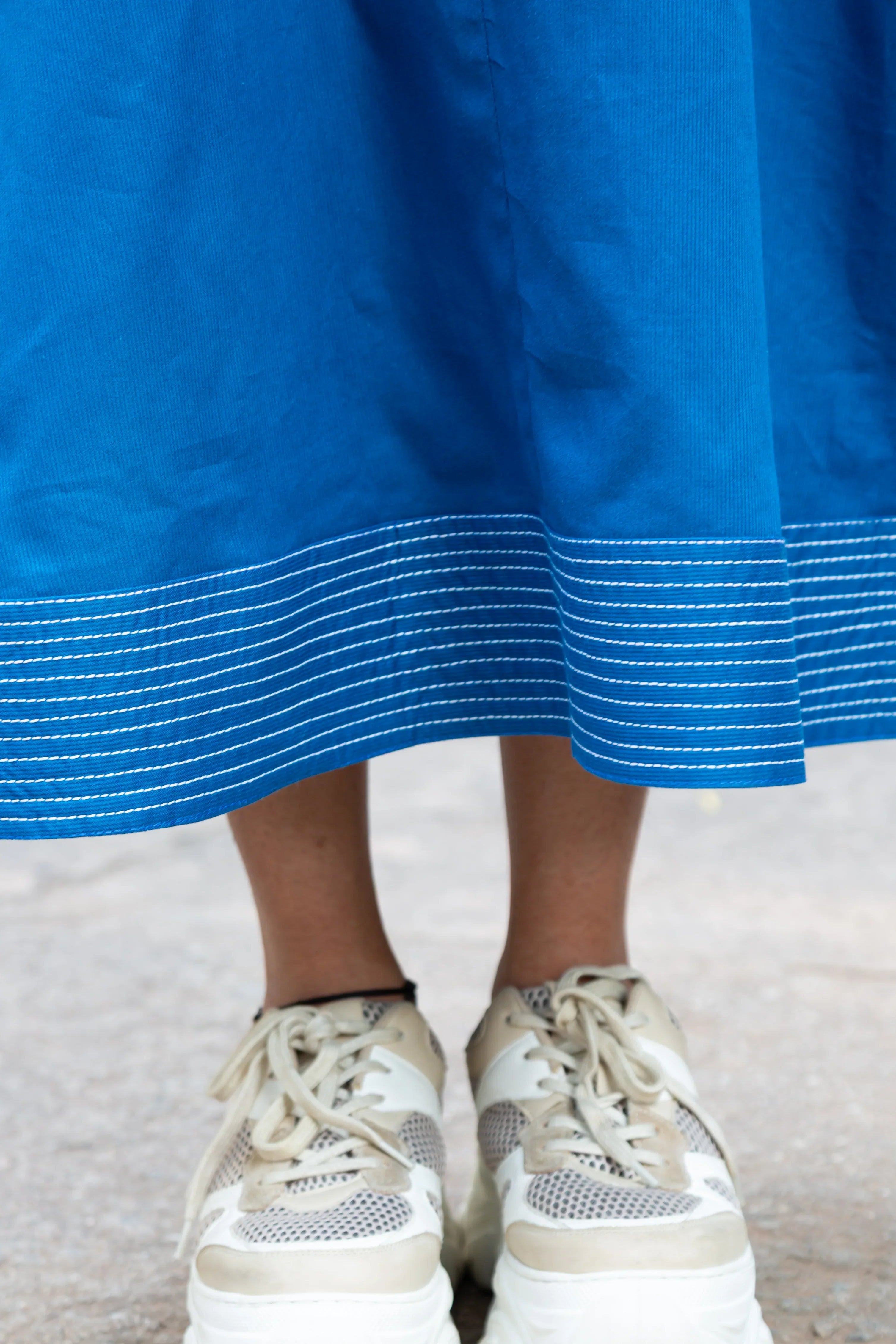 Blue Cotton Dress